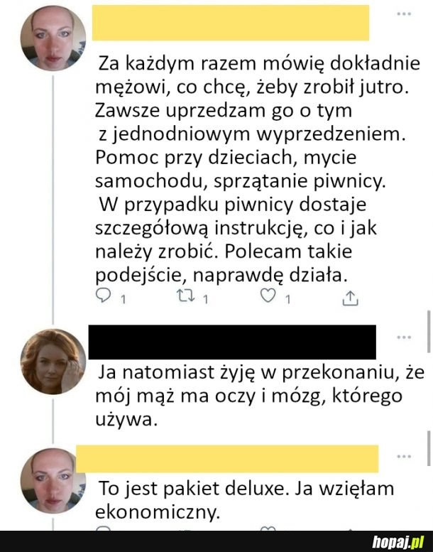 
    Instrukcja postępowania z mężem