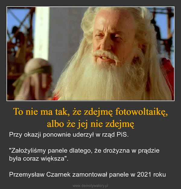 
    To nie ma tak, że zdejmę fotowoltaikę, albo że jej nie zdejmę