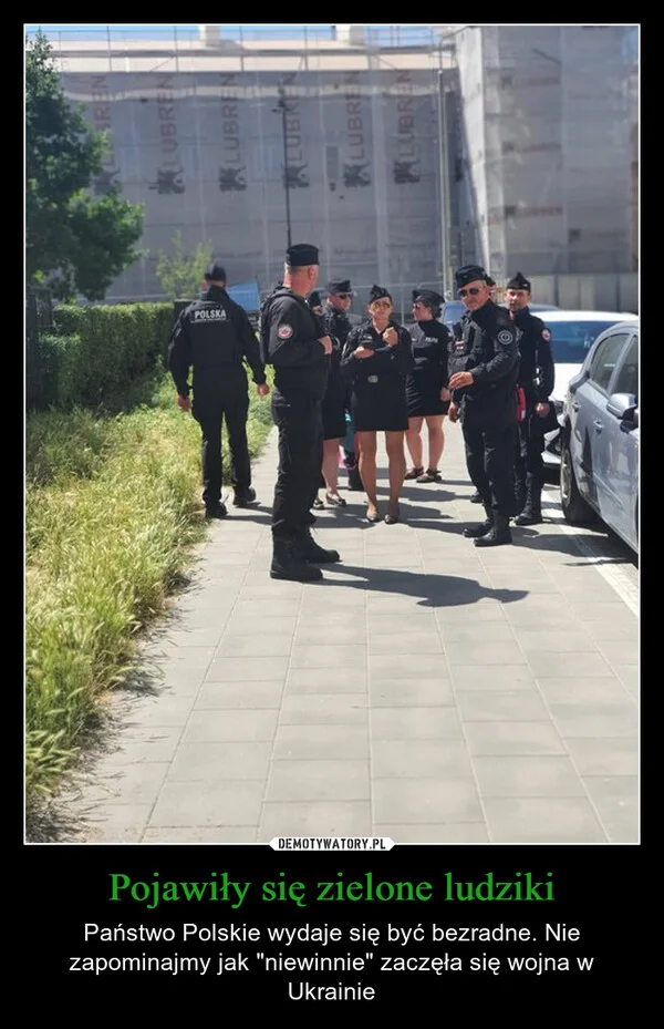 
    Pojawiły się zielone ludziki