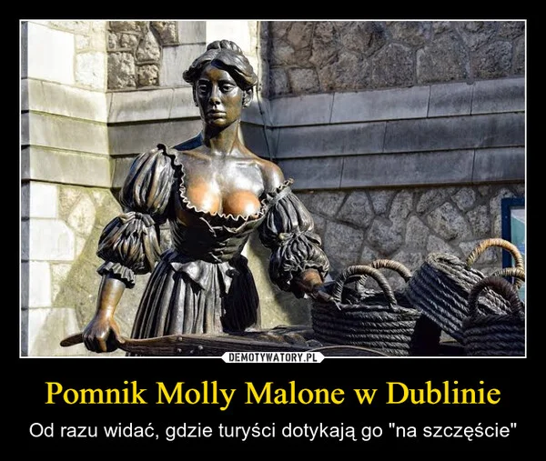 Pomnik Molly Malone w Dublinie