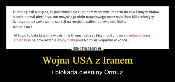 
    Wojna USA z Iranem