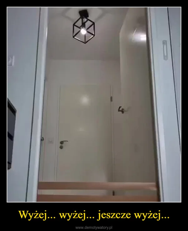 
    Wyżej... wyżej... jeszcze wyżej...