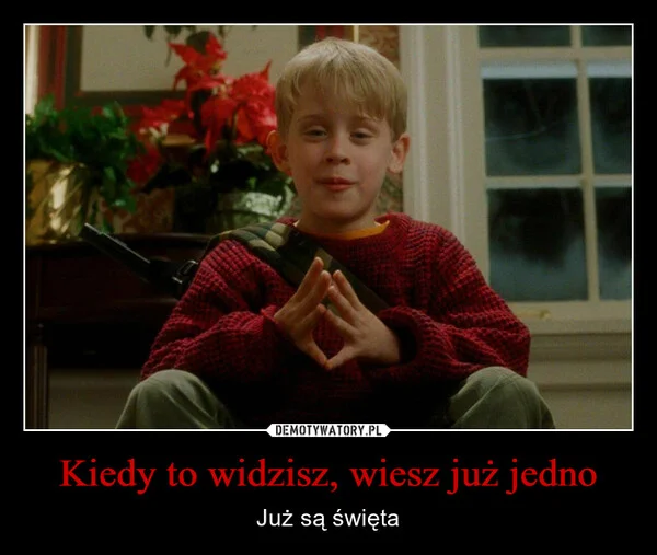 
    Kiedy to widzisz, wiesz już jedno