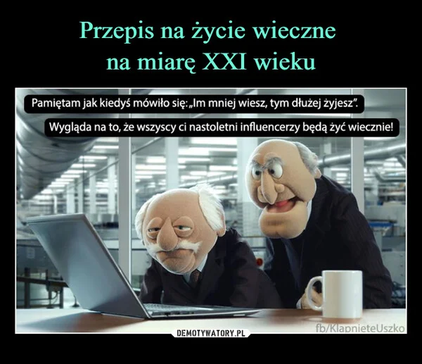 
    Przepis na życie wieczne na miarę XXI wieku