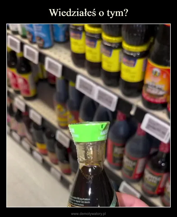 Wiedziałeś o tym?