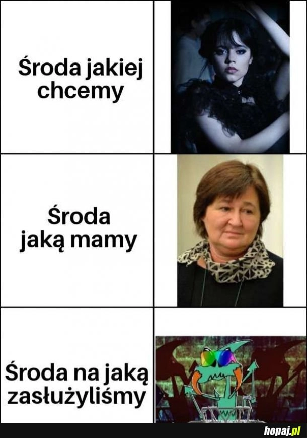 
    Środa dzień