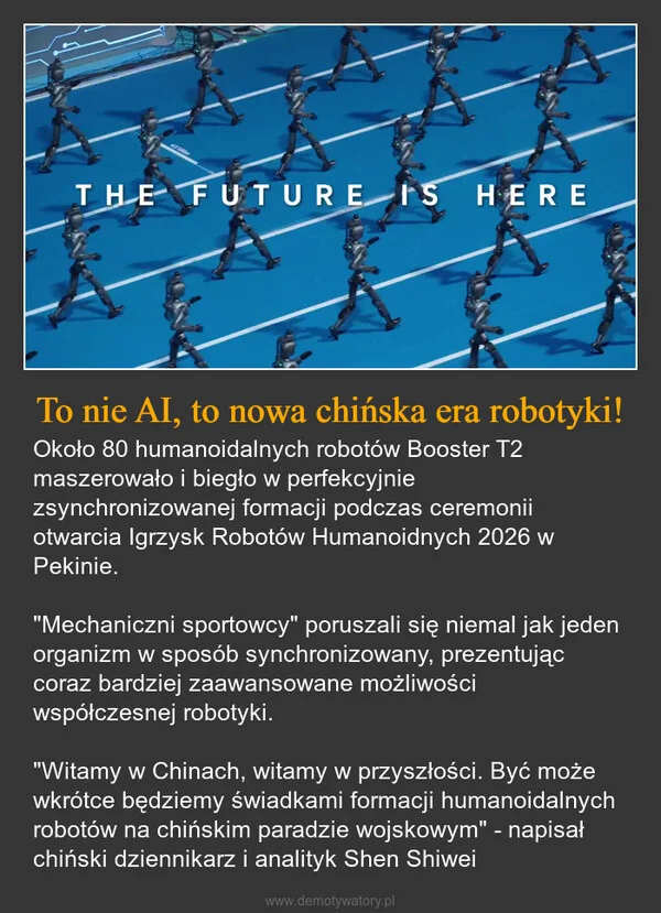 
    To nie AI, to nowa chińska era robotyki!