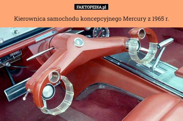 
    Kierownica samochodu koncepcyjnego Mercury z 1965 r.