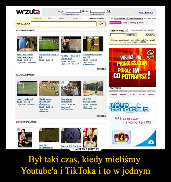 
    Był taki czas, kiedy mieliśmy Youtube'a i TikToka i to w jednym