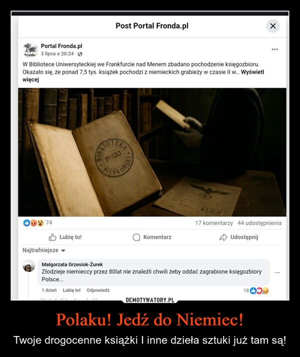 
    Polaku! Jedź do Niemiec!