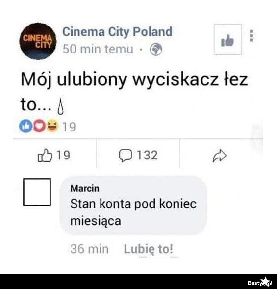 
    Ulubiony wyciskacz łez 