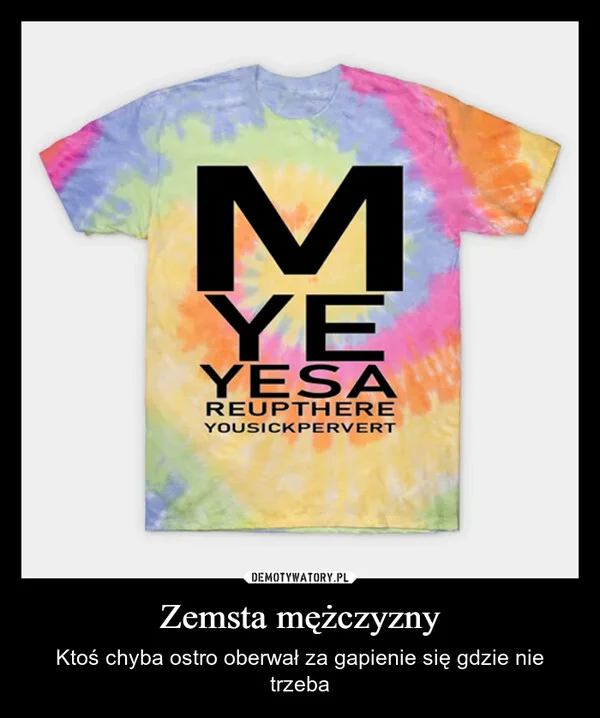 
    Zemsta mężczyzny