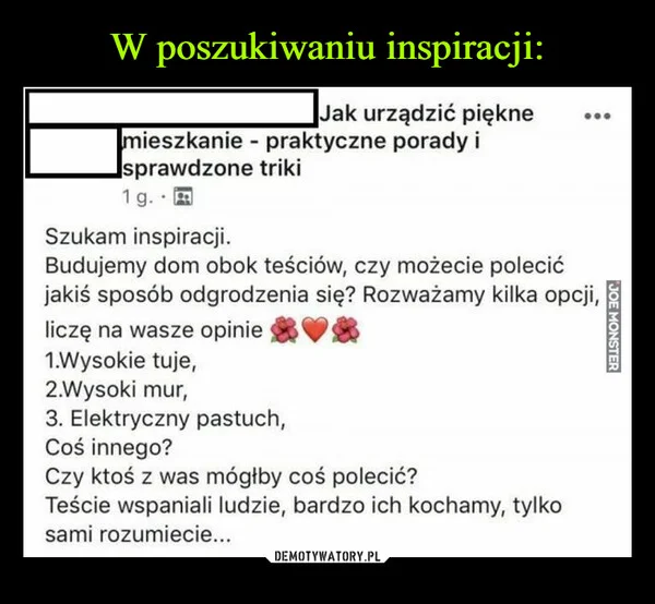 W poszukiwaniu inspiracji:
