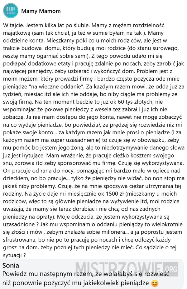 
    Mąż