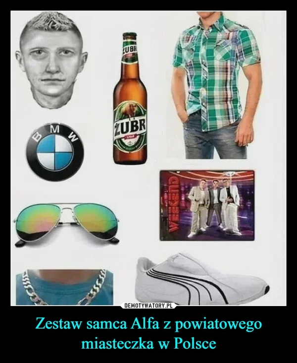 
    Zestaw samca Alfa z powiatowego miasteczka w Polsce