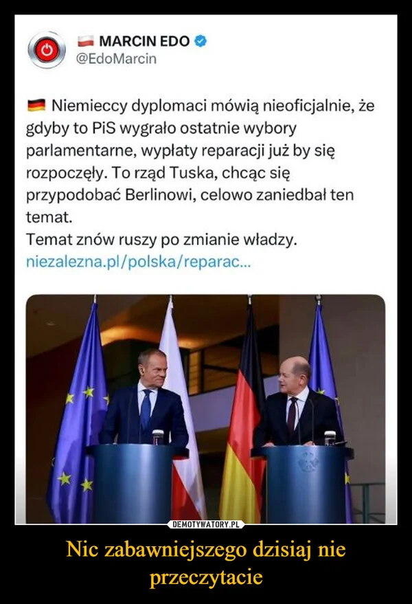 
    Nic zabawniejszego dzisiaj nie przeczytacie