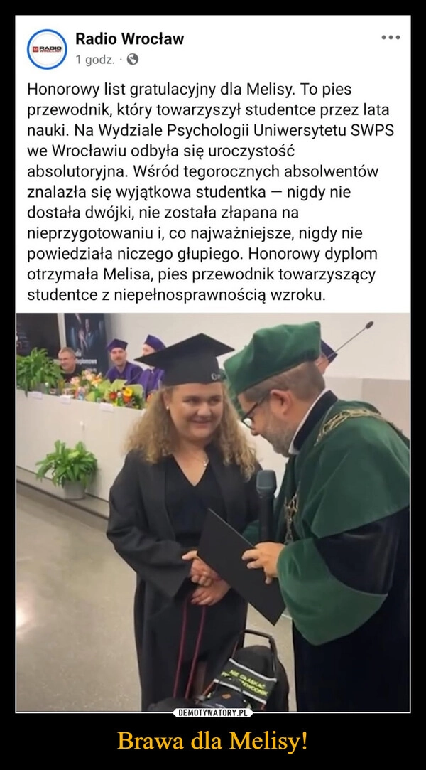 
    Brawa dla Melisy!