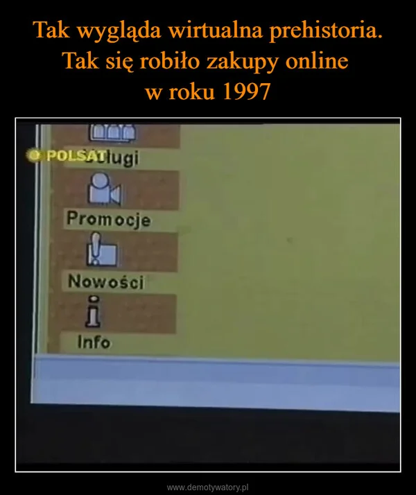 Tak wygląda wirtualna prehistoria. Tak się robiło zakupy online w roku 1997