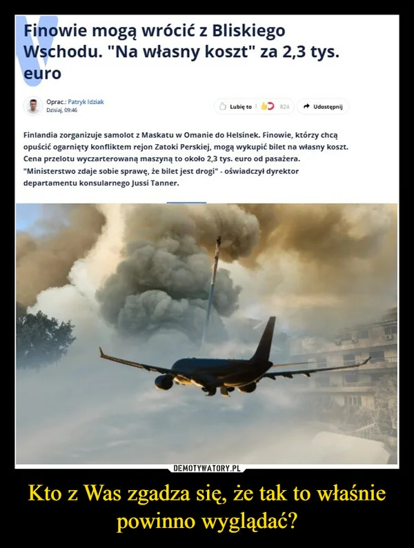 
    Kto z Was zgadza się, że tak to właśnie powinno wyglądać?