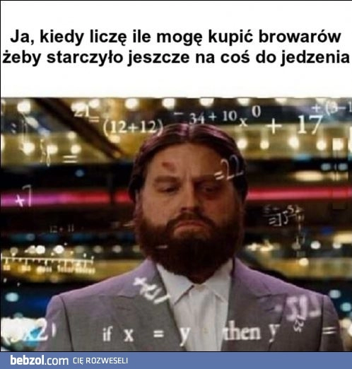 
    Matematyka czasem się przydaję