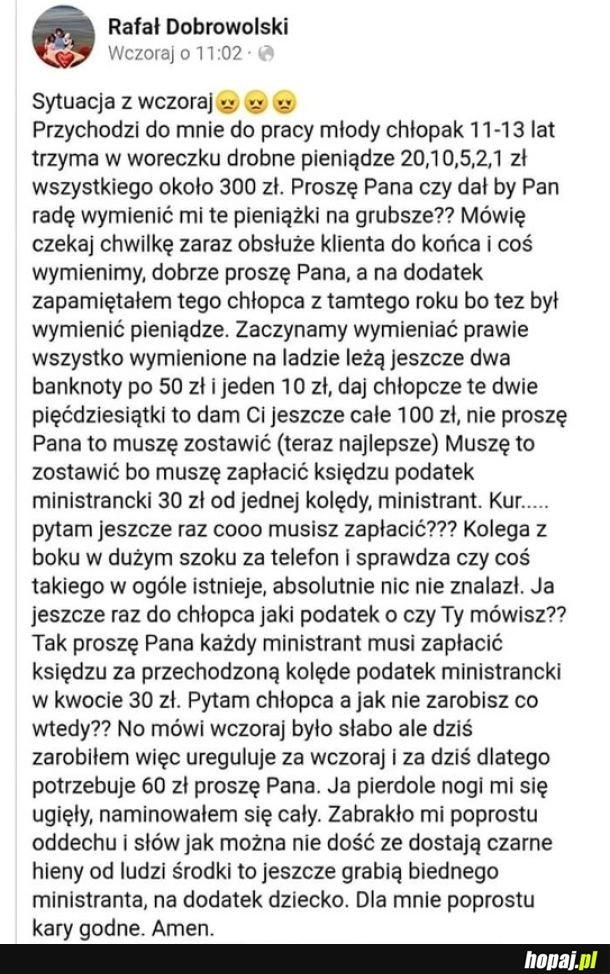 
    Podatek ministrancki..