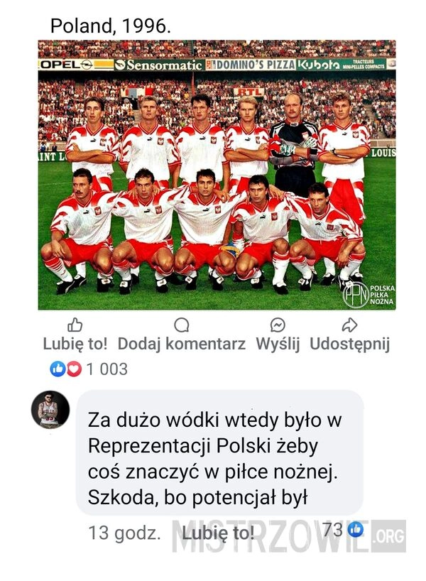 
    Wspaniały to był rok, nie zapomnę go nigdy