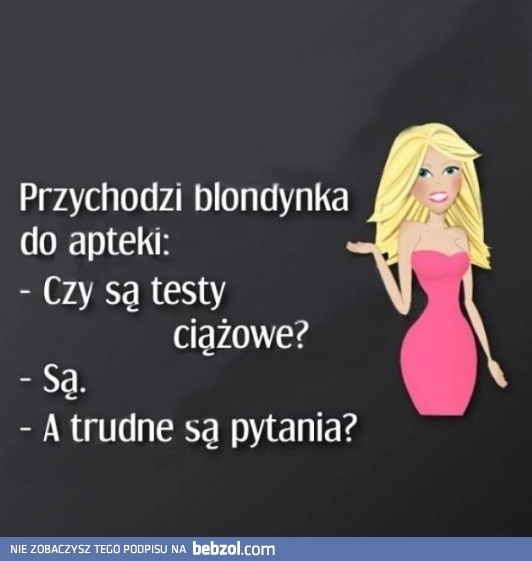 Blondynka w aptece