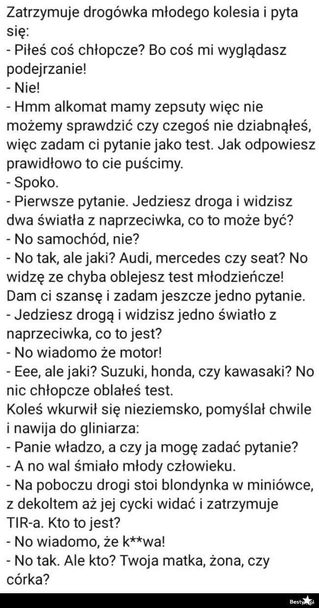 
    Kontrola trzeźwości 