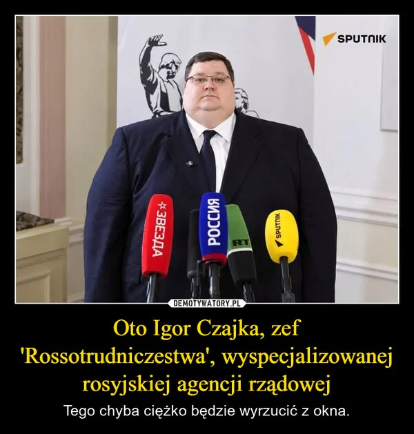 Oto Igor Czajka, zef 'Rossotrudniczestwa', wyspecjalizowanej rosyjskiej agencji rządowej