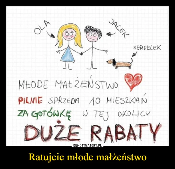 
    Ratujcie młode małżeństwo