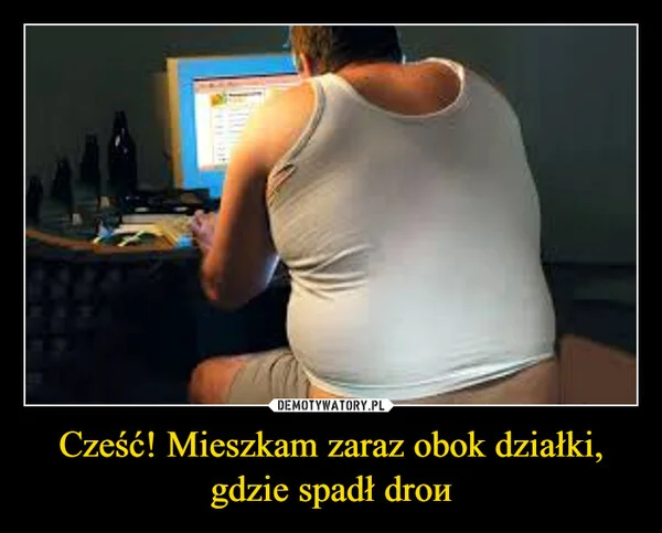 
    Cześć! Mieszkam zaraz obok działki, gdzie spadł droи