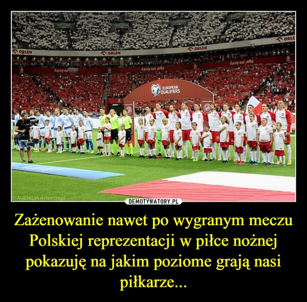 
    Zażenowanie nawet po wygranym meczu Polskiej reprezentacji w piłce nożnej pokazuję na jakim poziome grają nasi piłkarze...