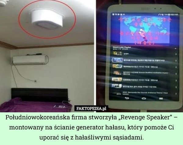 
    Południowokoreańska firma stworzyła „Revenge Speaker” – montowany na ścianie