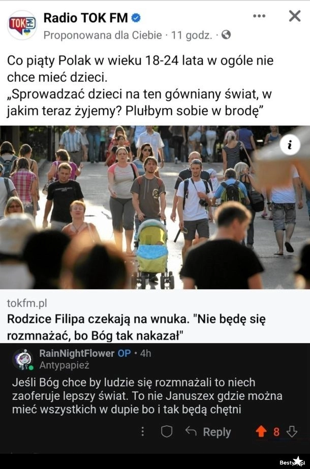 
    Kwestia posiadania potomstwa 