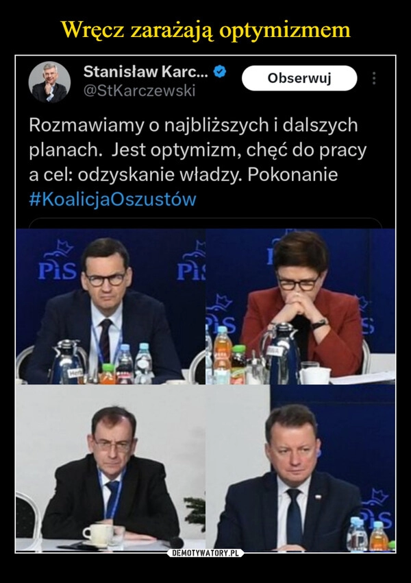 
    Wręcz zarażają optymizmem