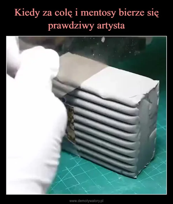 
    Kiedy za colę i mentosy bierze się prawdziwy artysta