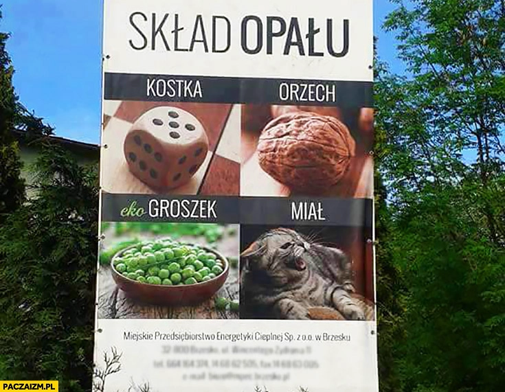 
    Skład opału kostka, orzech, eko groszek, miał dosłownie reklama