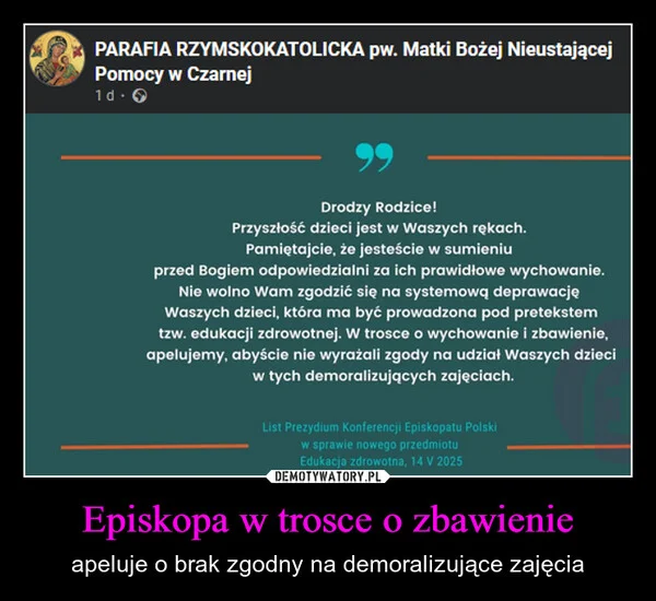 
    Episkopa w trosce o zbawienie