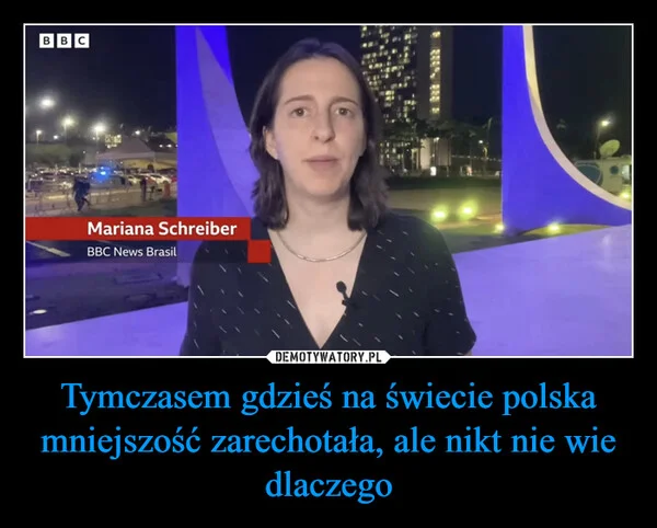 
    Tymczasem gdzieś na świecie polska mniejszość zarechotała, ale nikt nie wie dlaczego