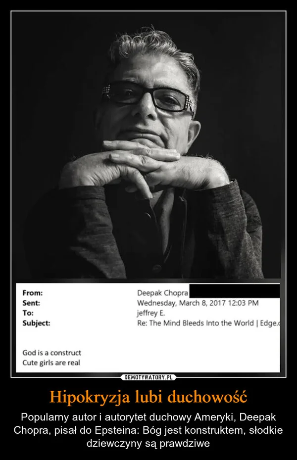 
    Hipokryzja lubi duchowość