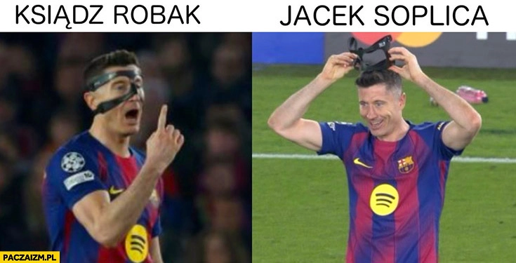 
    Lewandowski maska ksiądz Robak Jacek Soplica