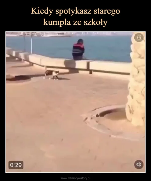 
    Kiedy spotykasz starego kumpla ze szkoły