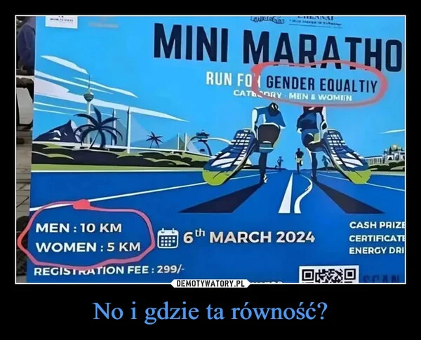 
    No i gdzie ta równość?
