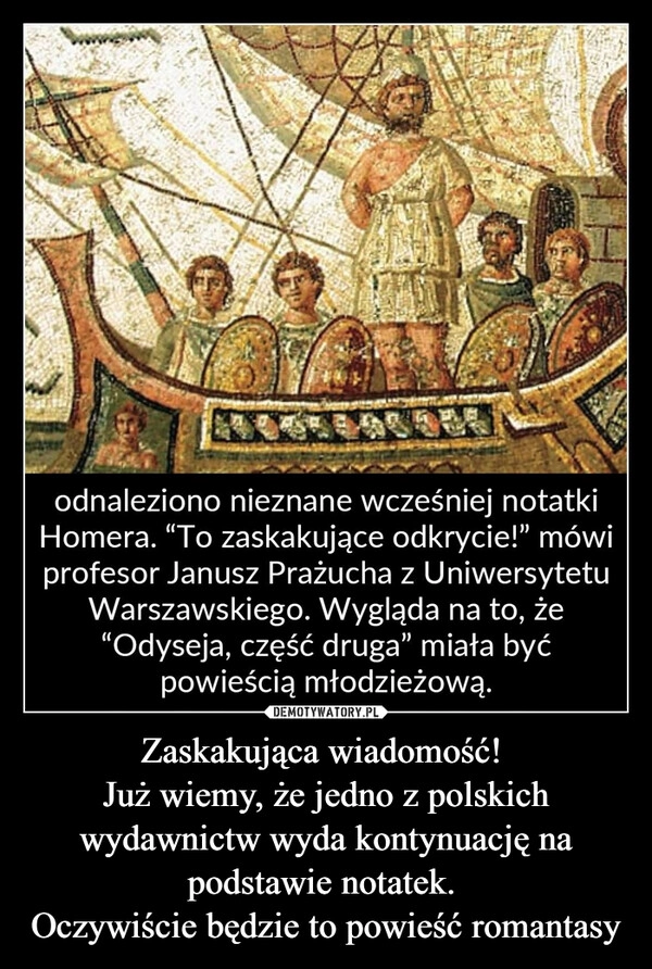 
    Zaskakująca wiadomość! 
Już wiemy, że jedno z polskich wydawnictw wyda kontynuację na podstawie notatek. 
Oczywiście będzie to powieść romantasy