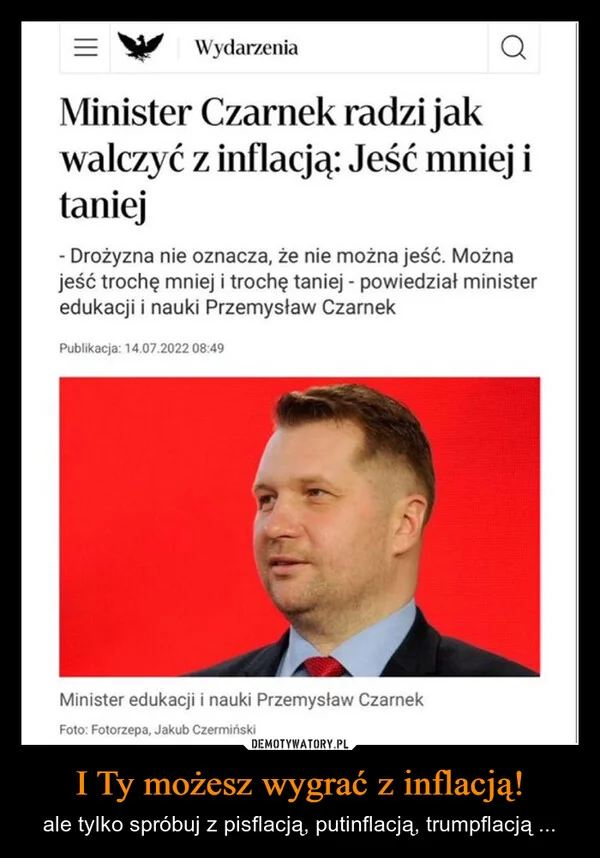 
    I Ty możesz wygrać z inflacją!