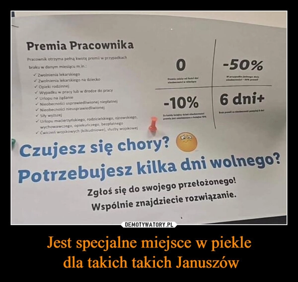 
    Jest specjalne miejsce w piekle
 dla takich takich Januszów