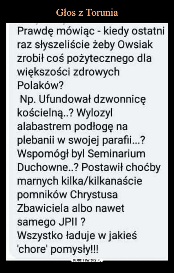 
    Głos z Torunia