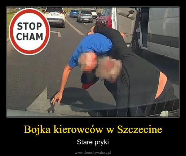 
    Bojka kierowców w Szczecine