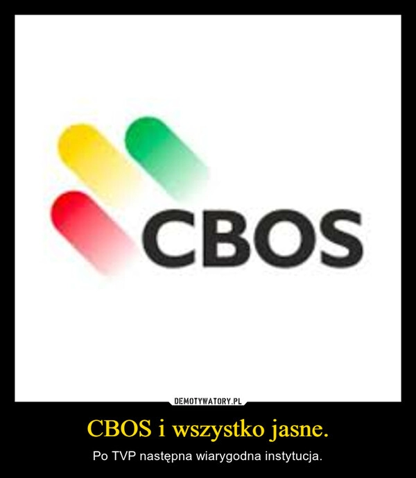 
    CBOS i wszystko jasne.