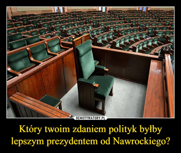 
    Który twoim zdaniem polityk byłby lepszym prezydentem od Nawrockiego?